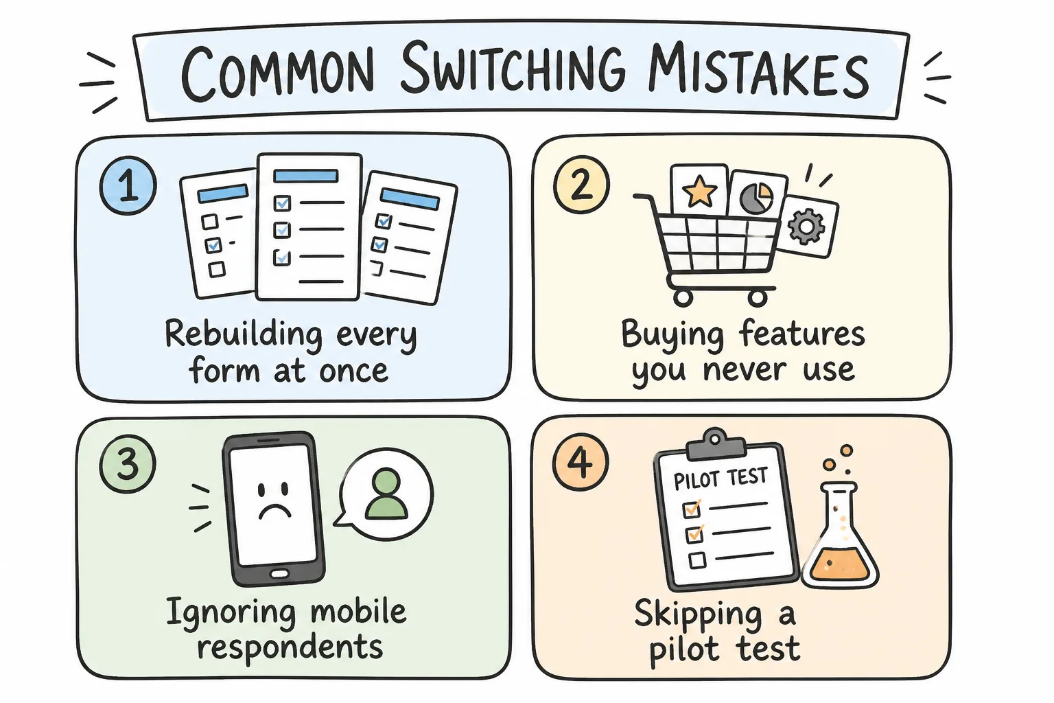 Common switching mistakes