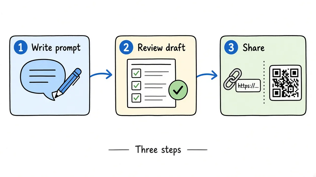 Prompt to review to share pipeline