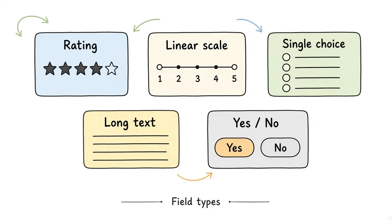 Common survey response formats