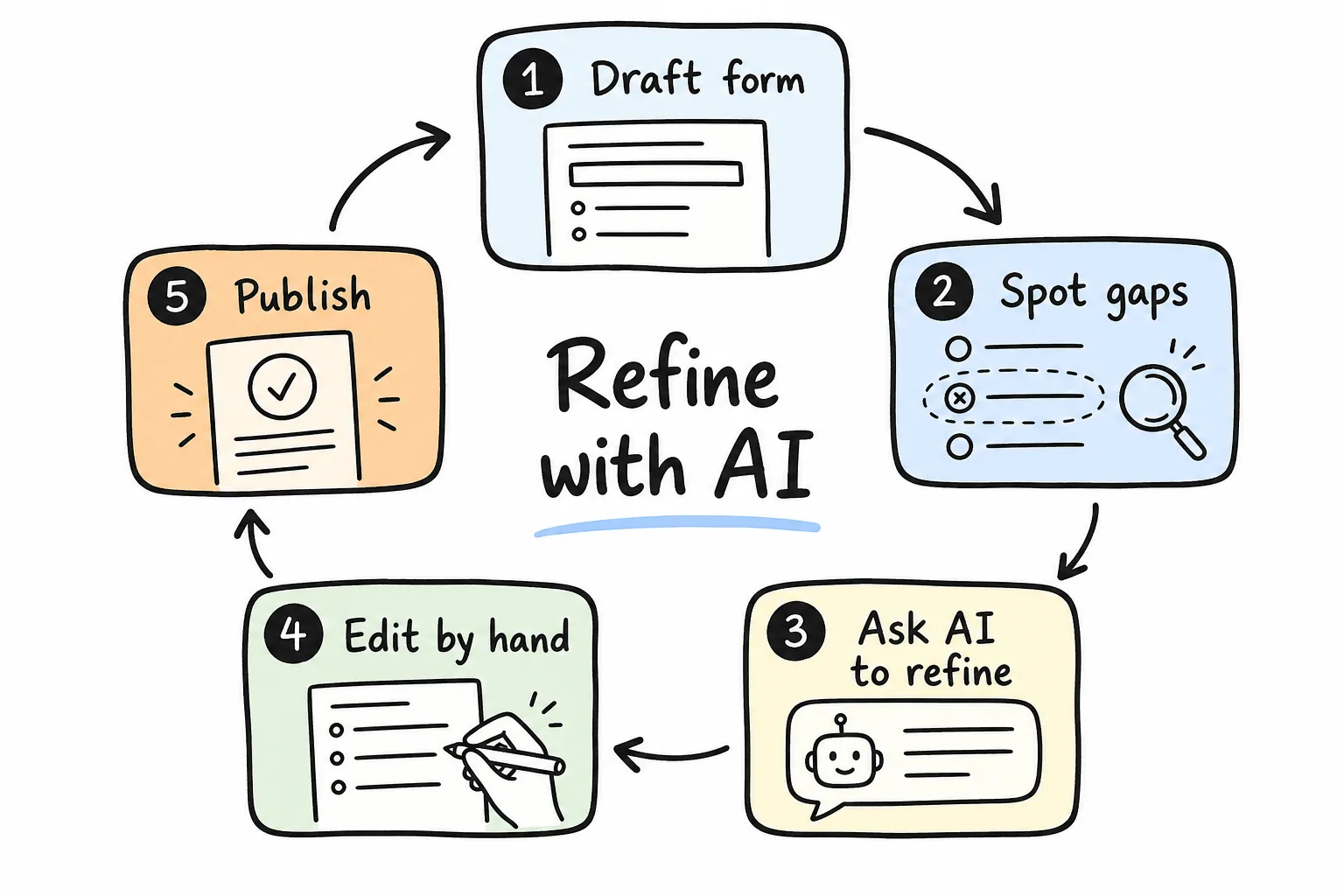 Refine with AI loop